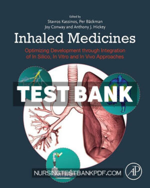 Test Bank for Inhaled Medicines by Academic Press