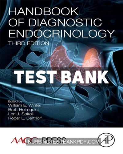 9780128182789-TEST-BANK Test Bank for Handbook of Diagnostic Endocrinology 3rd Edition by Academic Press