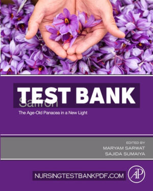 Test Bank for Saffron by Academic Press