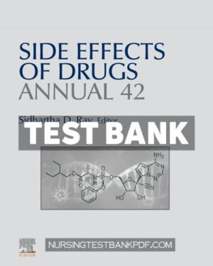 Test Bank for Side Effects of Drugs Annual by Elsevier