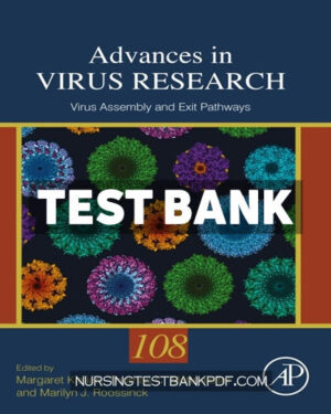 Test Bank for Virus Assembly and Exit Pathways by Academic Press
