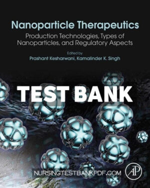 Test Bank for Nanoparticle Therapeutics by Academic Press