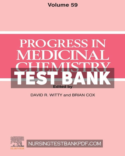 9780128211748-TEST-BANK Test Bank for Progress in Medicinal Chemistry 1st Edition by Witty
