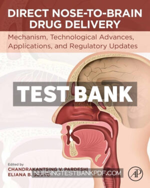 Test Bank for Direct Nose to Brain Drug Delivery by Academic Press