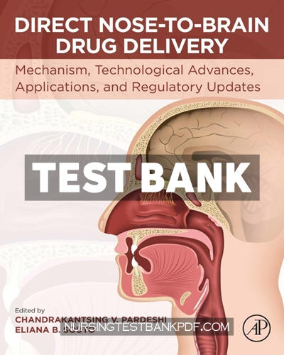 9780128225233-TEST-BANK Test Bank for Direct Nose to Brain Drug Delivery by Academic Press