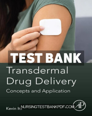Test Bank for Transdermal Drug Delivery by Ita