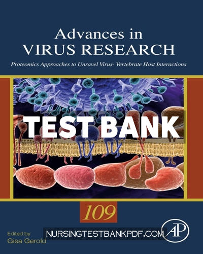 9780128230404-TEST-BANK Test Bank for Proteomics Approaches to Unravel Virus Vertebrate Host Interactions by Academic Press