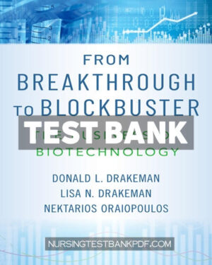 Test Bank for From Breakthrough to Blockbuster by Drakeman