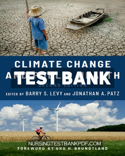 9780197683309-TEST-BANK Test Bank for Climate Change and Public Health 2nd Edition by Levy