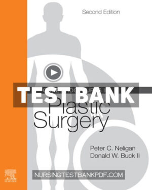Test Bank for Core Procedures in Plastic Surgery 2nd Edition by Neligan
