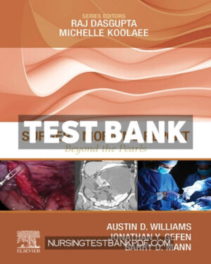 Test Bank for Surgery Morning Report - Beyond the Pearls by Williams