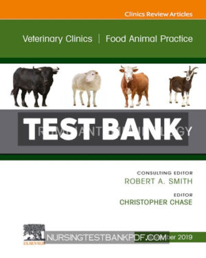 Test Bank for Immunology An Issue of Veterinary Clinics of North America - Food Animal Practice by Elsevier