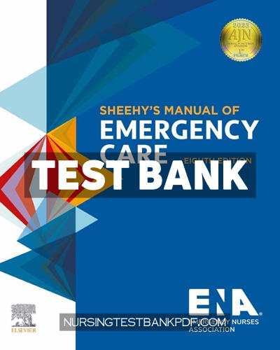 9780323710619-TEST-BANK Test Bank for Sheehys Manual of Emergency Care E Book 8th Edition by Foley