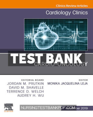 Test Bank for Cardio Oncology An Issue of Cardiology Clinics by Elsevier