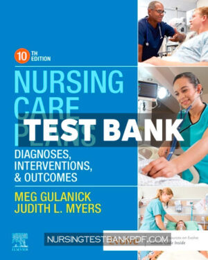 Test Bank for Nursing Care Plans 10th Edition by Gulanick