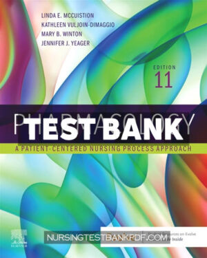 Test Bank for Pharmacology 11th Edition by McCuistion