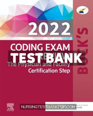 Test Bank for Bucks Coding Exam Review 2022 by Elsevier