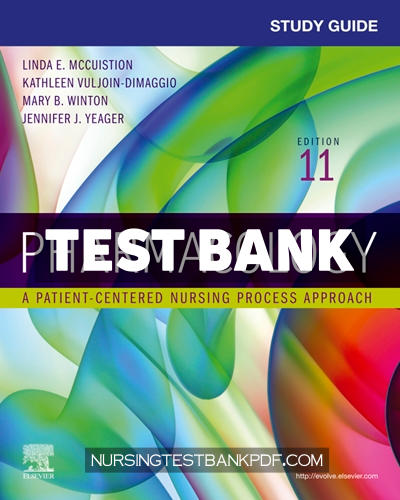 9780323825832-TEST-BANK Test Bank for Study Guide for Pharmacology 11th Edition by McCuistion