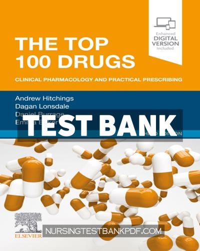 9780323834476-TEST-BANK Test Bank for The Top 100 Drugs 3rd Edition by Hitchings
