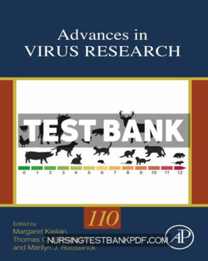 Test Bank for Advances in Virus Research by Academic Press