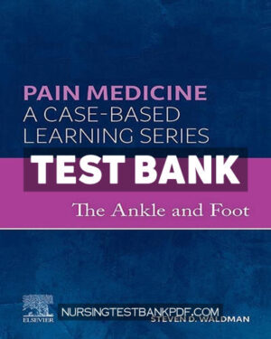Test Bank for The Ankle and Foot E Book by Waldman