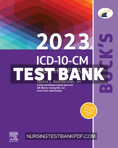 9780323874595-TEST-BANK Test Bank for Bucks 2023 ICD 10 CM for Hospitals by Elsevier