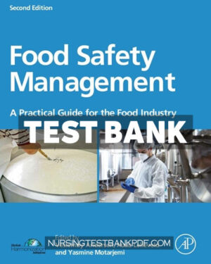 Test Bank for Food Safety Management 2nd Edition by Andersen