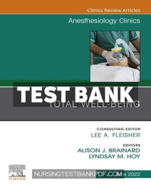 Test Bank for Nursing Leadership in Long Term Care An Issue of Nursing Clinics E Book by Elsevier