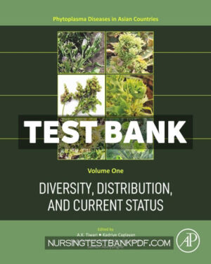 Test Bank for Diversity - Distribution - and Current Status 1st Edition by Tiwari