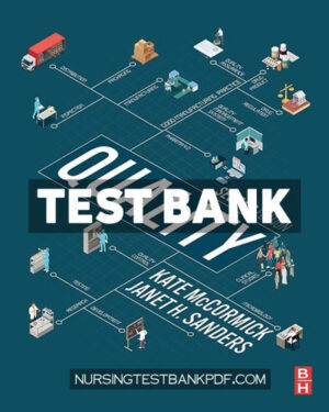 Test Bank for Quality 2nd Edition by McCormick
