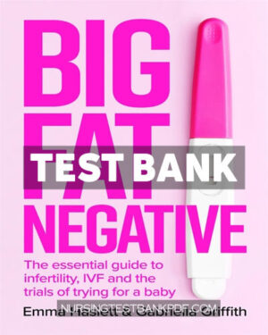 Test Bank for Big Fat Negative by Haslett