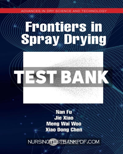 9780429771217-TEST-BANK Test Bank for Frontiers in Spray Drying 1st Edition by Fu