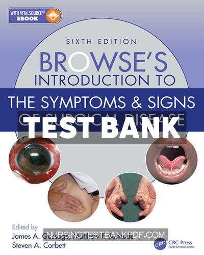 9780429826061-TEST-BANK Test Bank for Browses Introduction to the Symptoms & Signs of Surgical Disease 6th Edition by Gossage