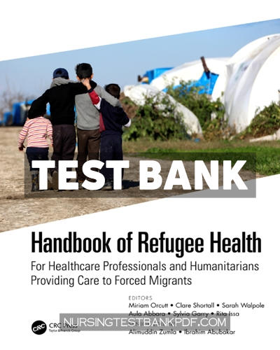 9780429876936-TEST-BANK Test Bank for Handbook of Refugee Health 1st Edition by CRC Press