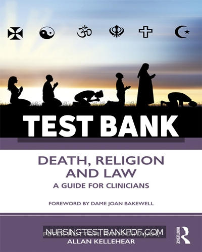 9780429952784-TEST-BANK Test Bank for Death Religion and Law 1st Edition by Hutton