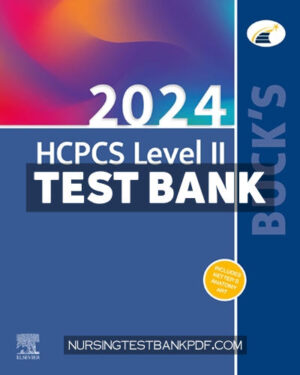 Test Bank for Bucks 2024 HCPCS Level II by Elsevier