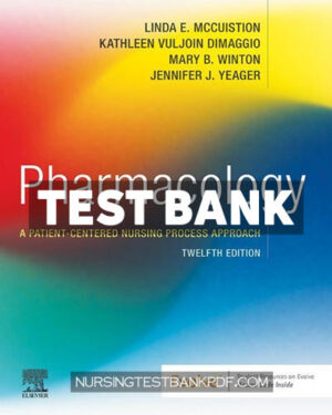 Test Bank for Pharmacology 12th Edition by McCuistion