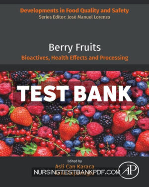 Test Bank for Berry Fruits by Karaca