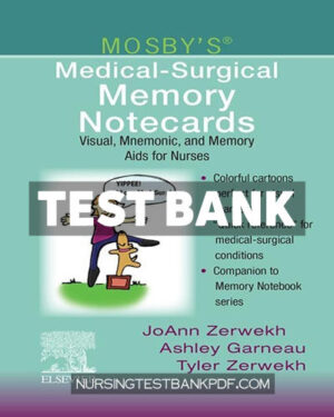 Test Bank for Mosbys Medical Surgical Memory Notecards by Zerwekh