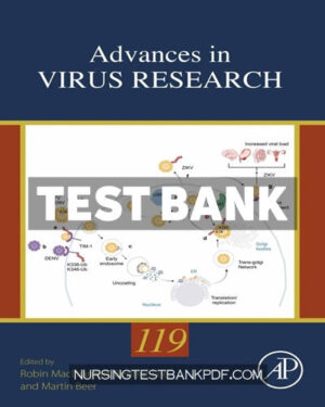 Test Bank for Advances in Virus Research 1st Edition by MacDiarmid