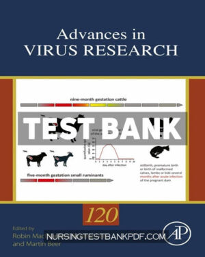 Test Bank for Advances in Virus Research by MacDiarmid