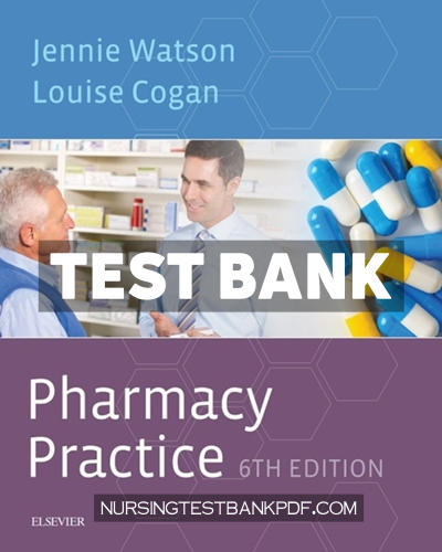 9780702074271-TEST-BANK Test Bank for Pharmacy Practice 6th Edition by Elsevier