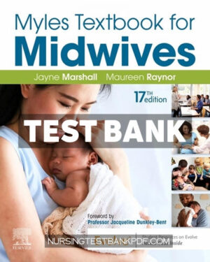 Test Bank for Myles Textbook for Midwives 17th Edition by Marshall