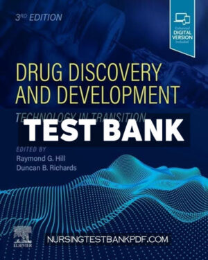 Test Bank for Drug Discovery and Development 3rd Edition by Elsevier