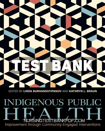9780813195865-TEST-BANK Test Bank for Indigenous Public Health by BURHANSSTIPANOV