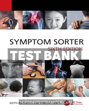 Test Bank for Symptom Sorter 6th Edition by Hopcroft