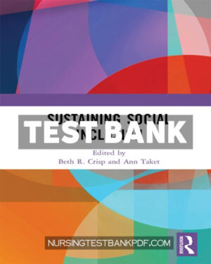 Test Bank for Sustaining Social Inclusion 1st Edition by Crisp