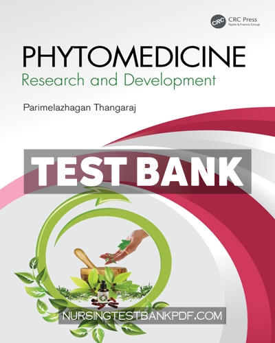 9781000058154-TEST-BANK Test Bank for Phytomedicine 1st Edition by Thangaraj