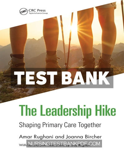 9781000166040-TEST-BANK Test Bank for The Leadership Hike 1st Edition by Rughani