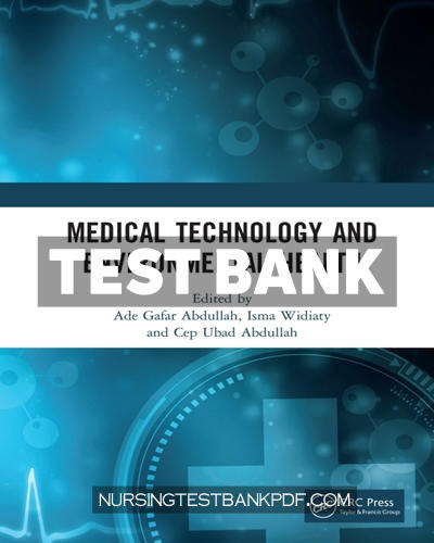 9781000177442-TEST-BANK Test Bank for Medical Technology and Environmental Health 1st Edition by Abdullah